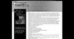 Desktop Screenshot of bauerwelding.com